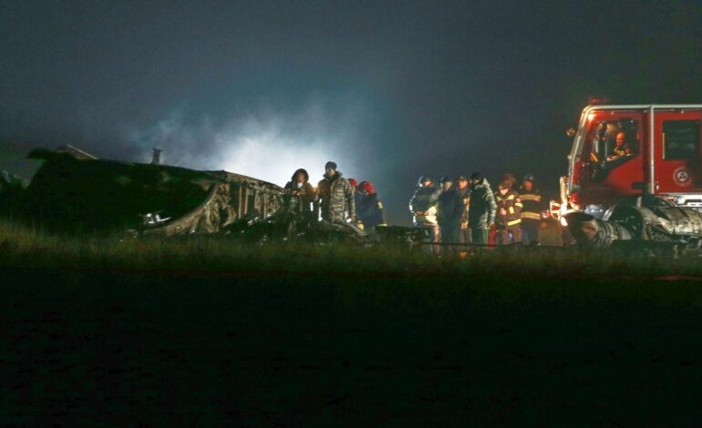 Mueren los 20 tripulantes del avión militar turco estrellado en Georgia