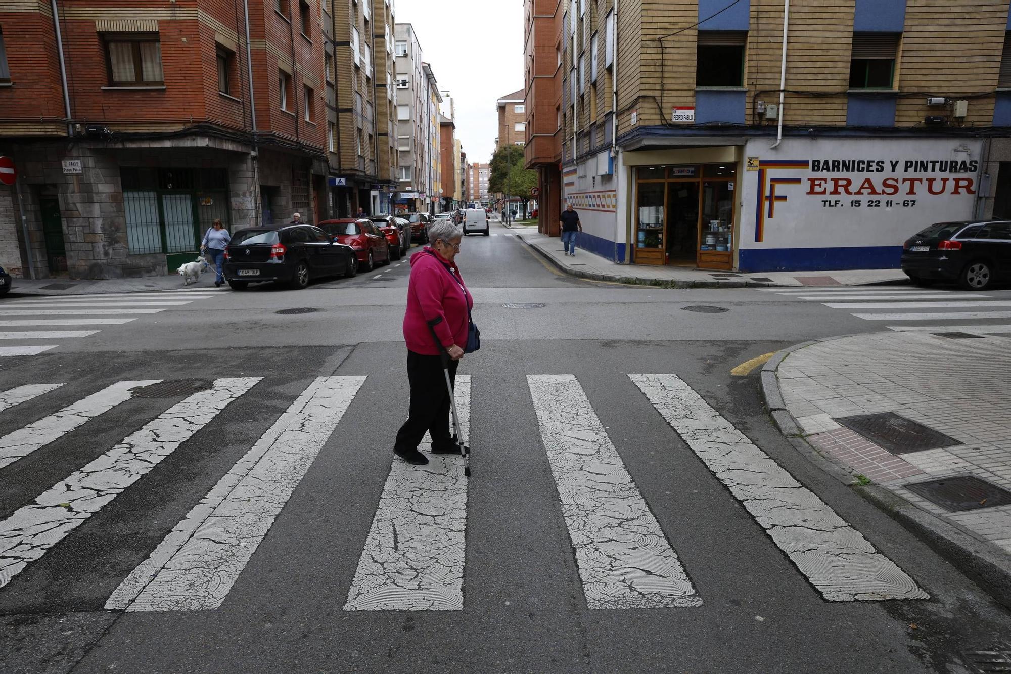 Cruces conflictivas que cortan la calle Leoncio Suárez