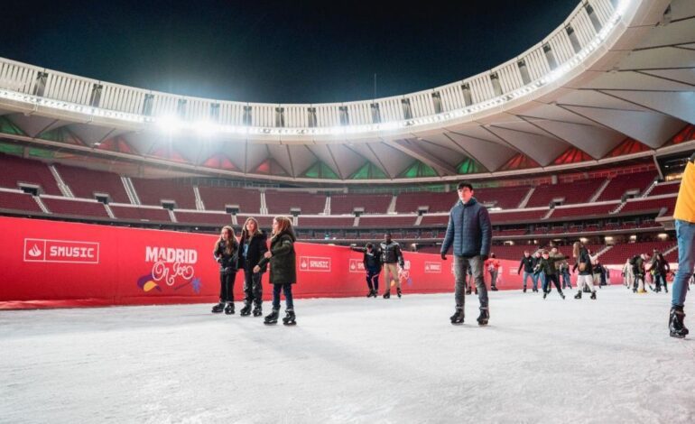 PISTA PATINAJE MADRID NAVIDAD | Madrid On Ice contará con actuaciones musicales en directo, talleres, atracciones infantiles y una fanzone de acceso libre fuera del estadio
