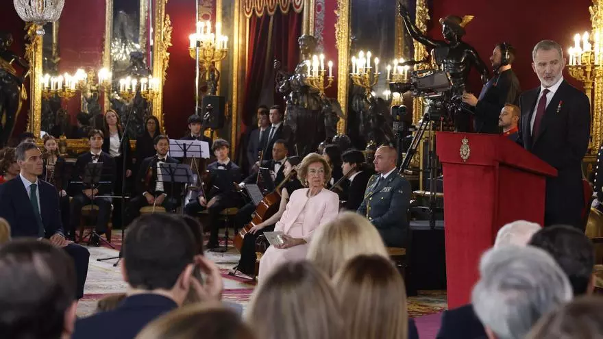 Las bonitas palabras del Rey Felipe VI a su madre, la Reina Sofía: "Es un recuerdo emotivo de la España democrática"