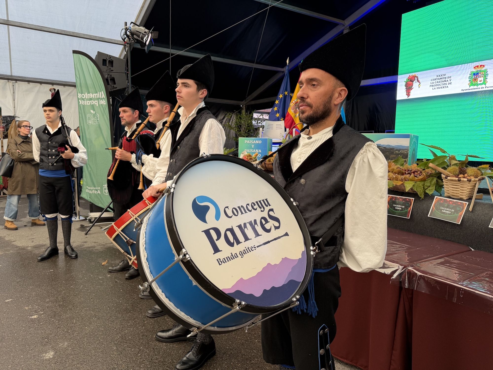 Concurso de castañas y productos de la huerta en Arriondas