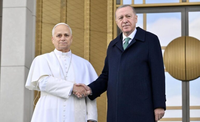 Erdogan agradece al papa León su “posición fuerte” respecto Gaza