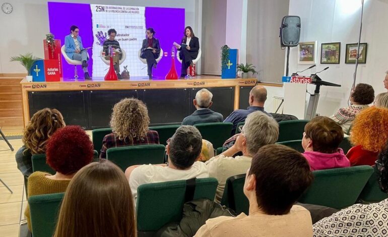 Las mujeres mayores, contra la violencia machista en Laviana