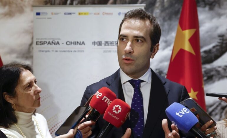 Carlos Cuerpo destaca el carácter económico de la visita de los Reyes a China