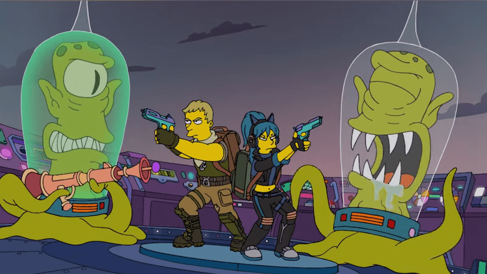 Colaboración de Fortnite y Los Simpson