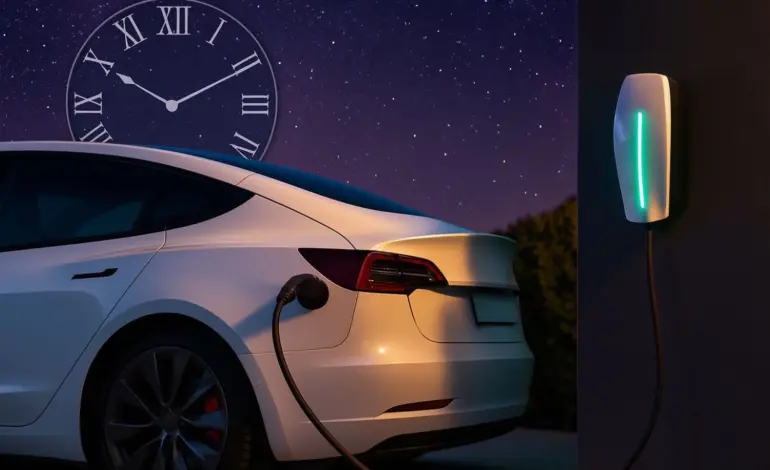 Cómo afecta el cambio de hora a la carga nocturna de tu coche eléctrico