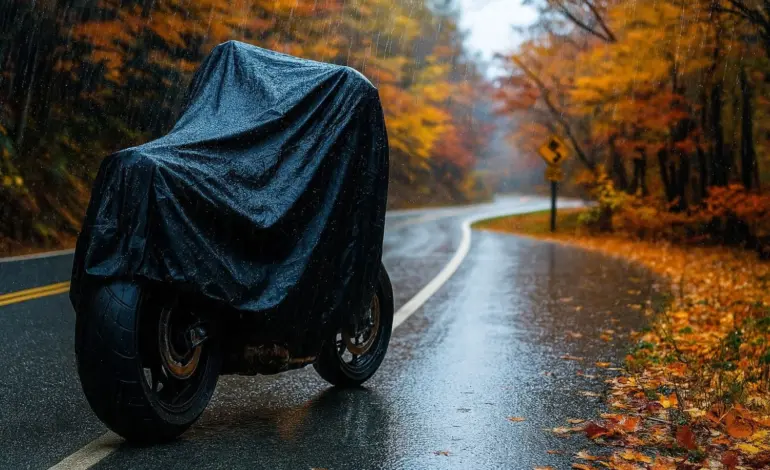 Cómo proteger tu moto de la lluvia y el frío: funda, batería y mantenimiento