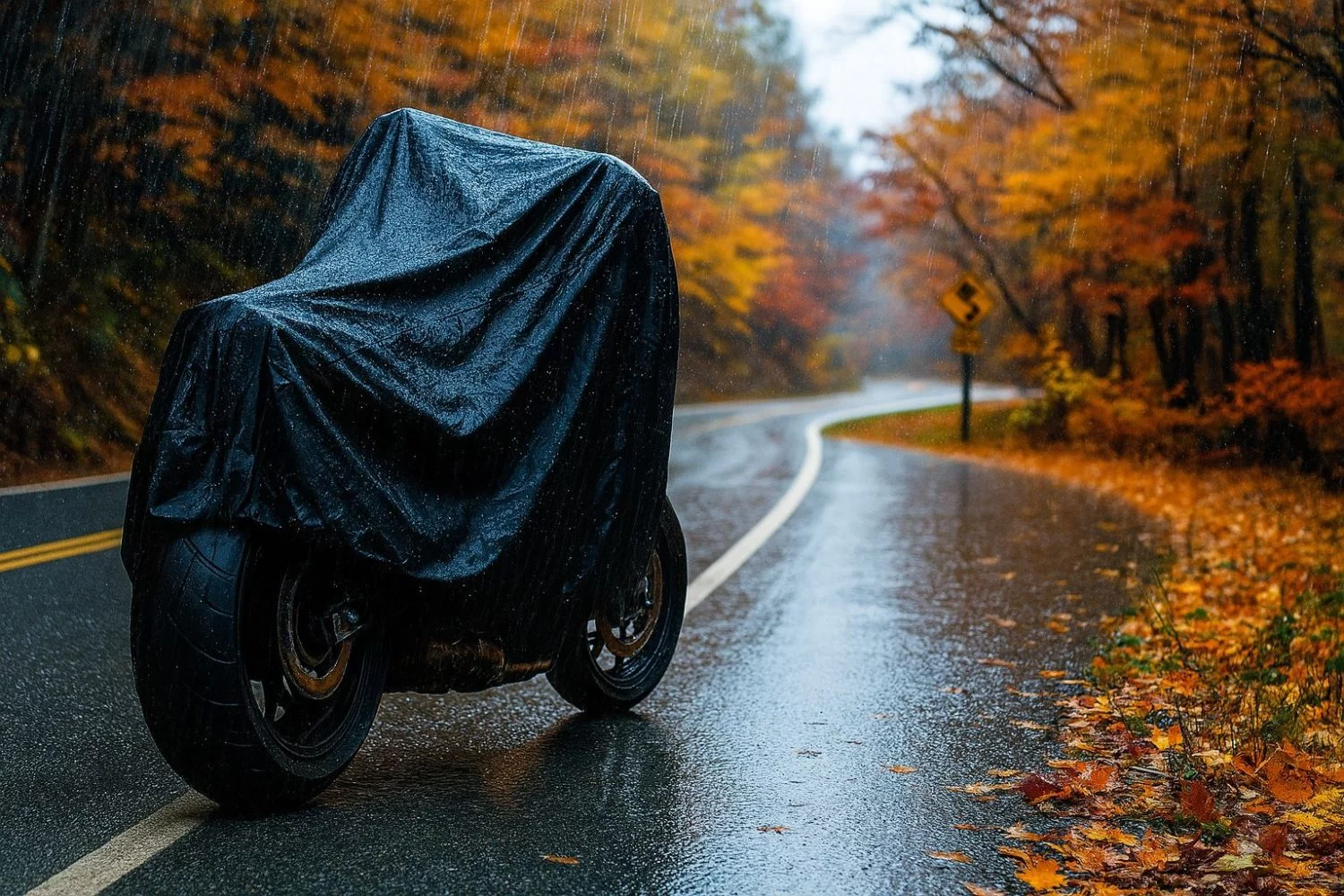 Cómo proteger tu moto de la lluvia y el frío: funda, batería y mantenimiento