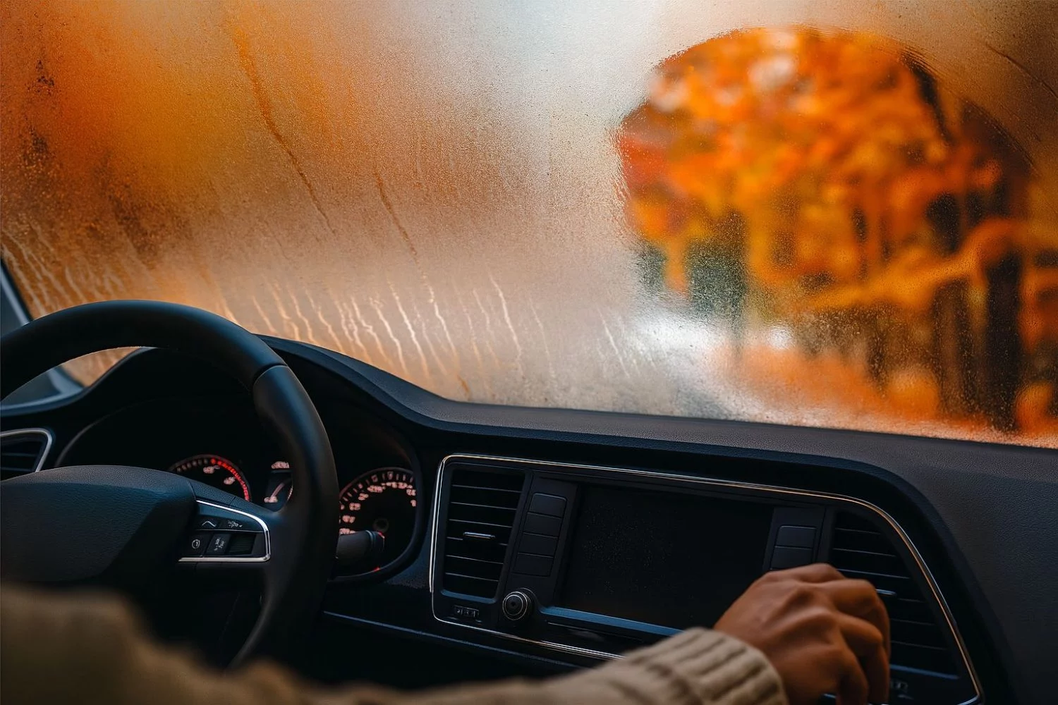 Cómo evitar que se empañen los cristales del coche en otoño