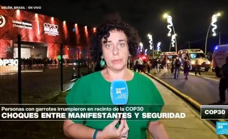 Informe desde Belém: enfrentamientos entre manifestantes y Policía en la COP30