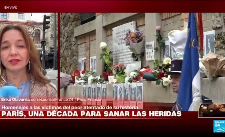 París: minuto de silencio y ofrendas florales, los homenajes a las víctimas del 13 de noviembre