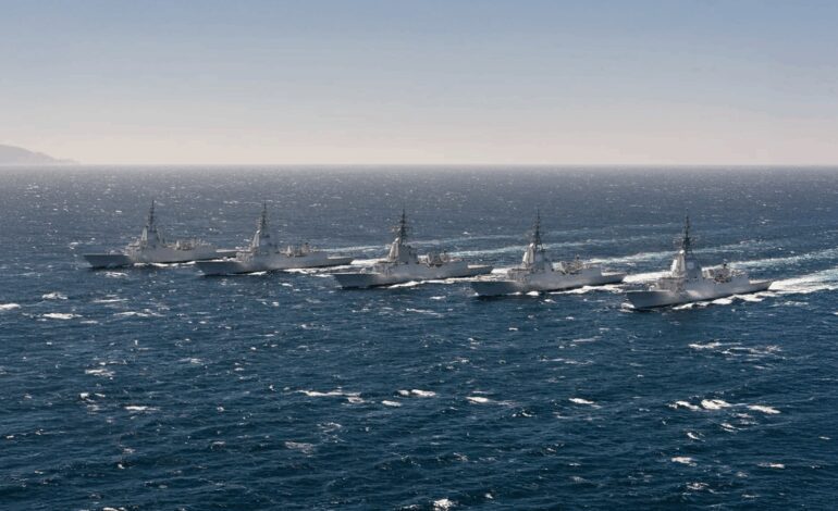 la Armada Española moderniza sus cinco fragatas F-100
