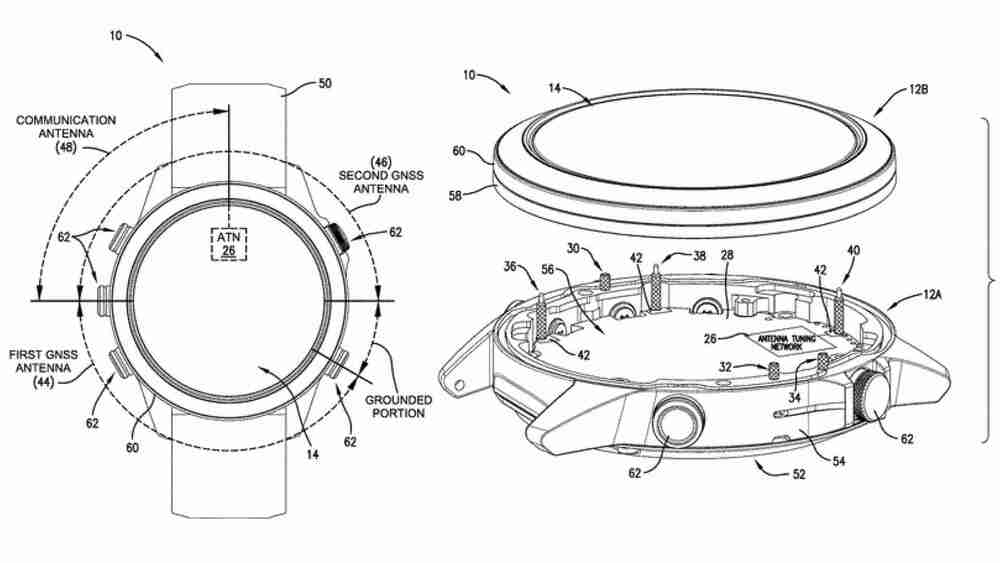 Imágenes de las nuevas patentes de Garmin
