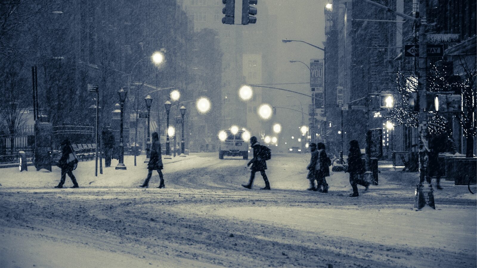 nevadas y una caída extrema en los termómetros