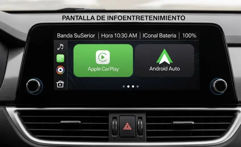 El top 5 de las mejores pantallas para tener Apple Carplay y Android auto en tu coche por menos de 60 euros
