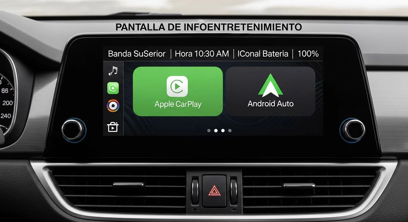 El top 5 de las mejores pantallas para tener Apple Carplay y Android auto en tu coche por menos de 60 euros