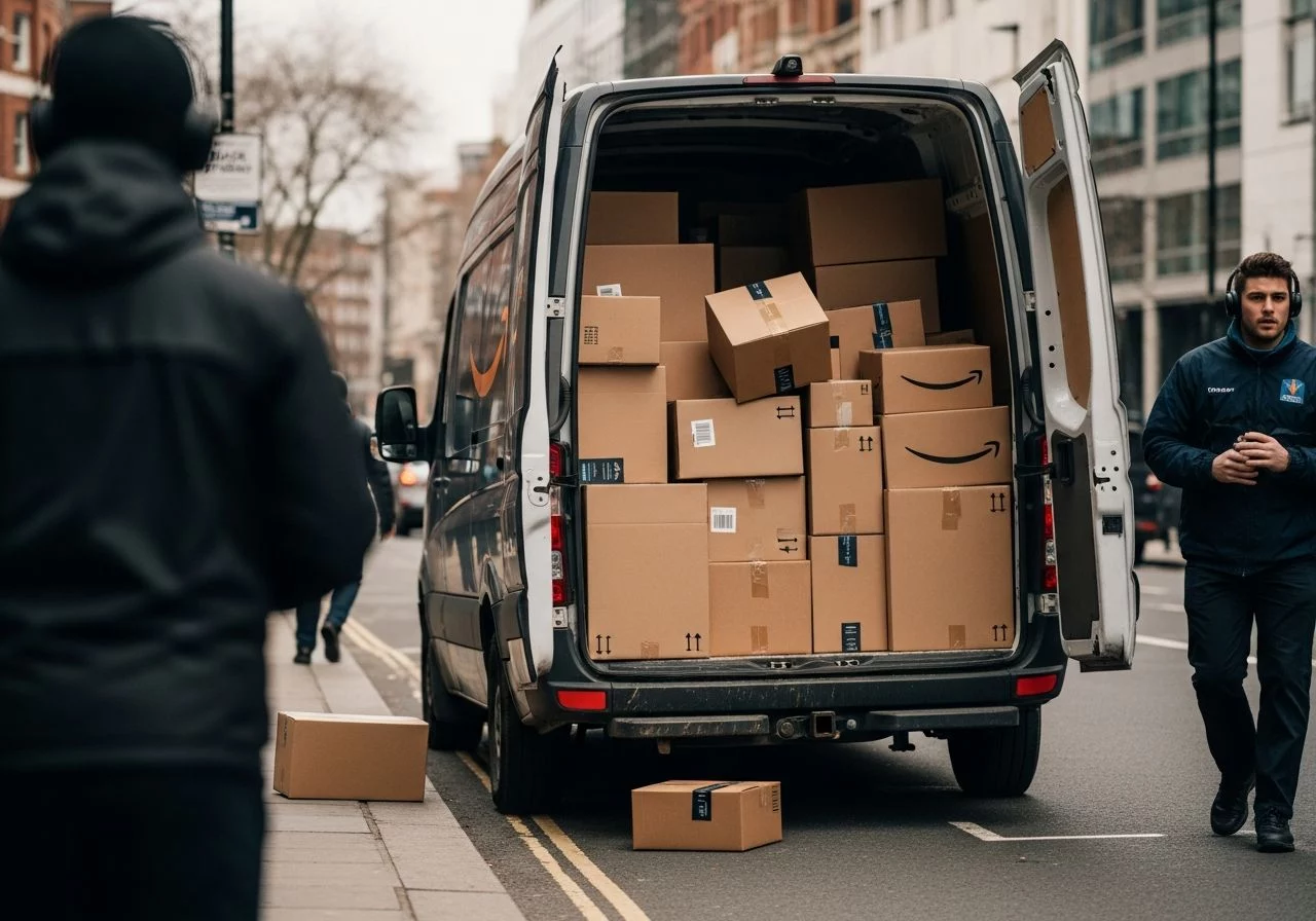 El momento del año que somete a una prueba de estrés a las furgonetas de Amazon
