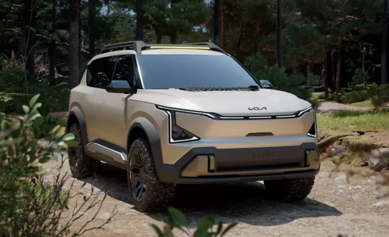 Kia muestra un prototipo de la versión más campera del eléctrico EV5