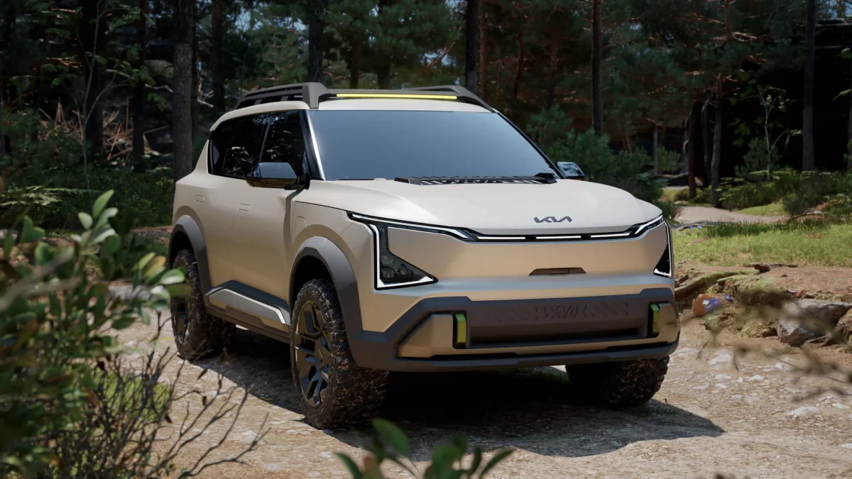 Kia muestra un prototipo de la versión más campera del eléctrico EV5