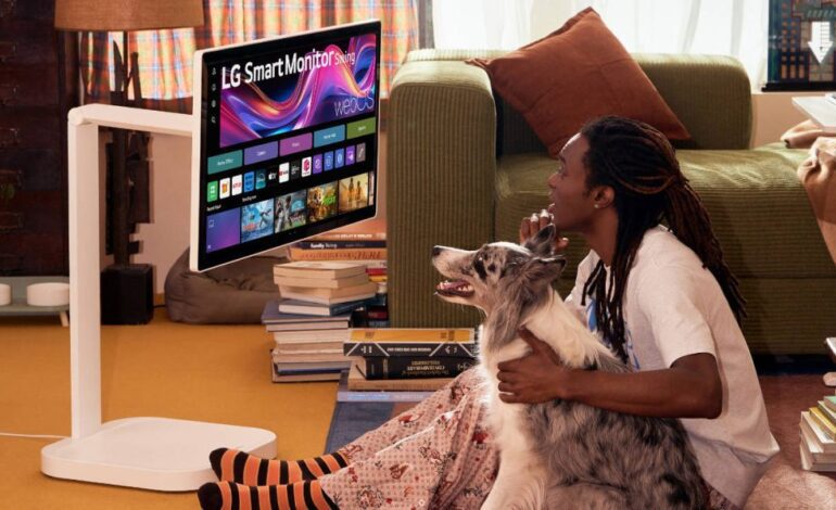 LG lanza los Smart Monitor Swing: pantallas que te acompañan