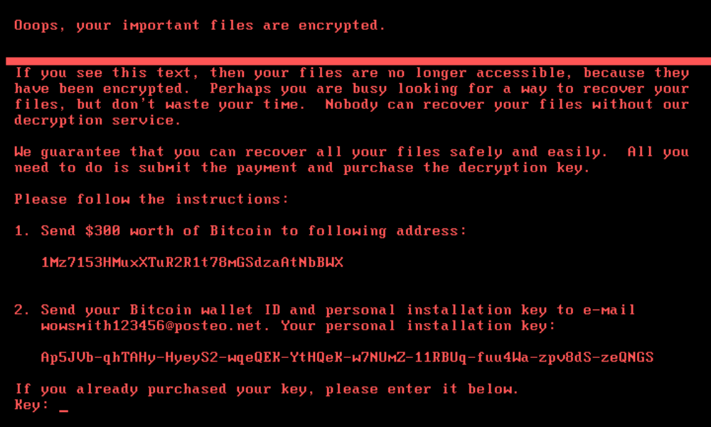 Malware PetyaNotPetya