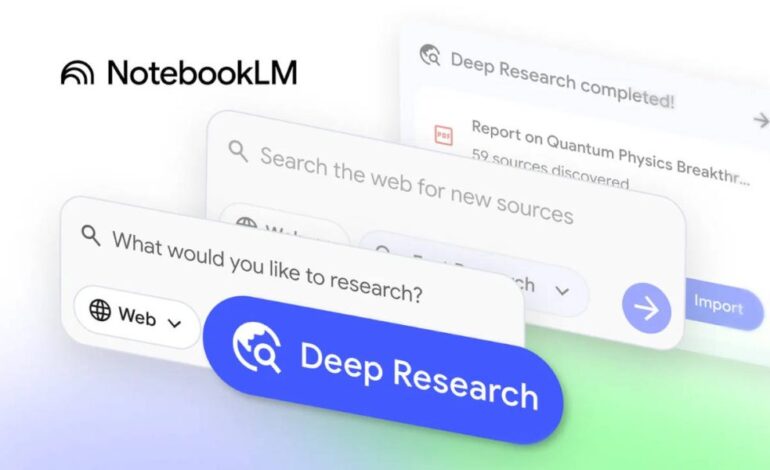 NotebookLM añade Deep Research