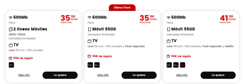 Ofertas de Lowi que llegarán al Black Friday 2025