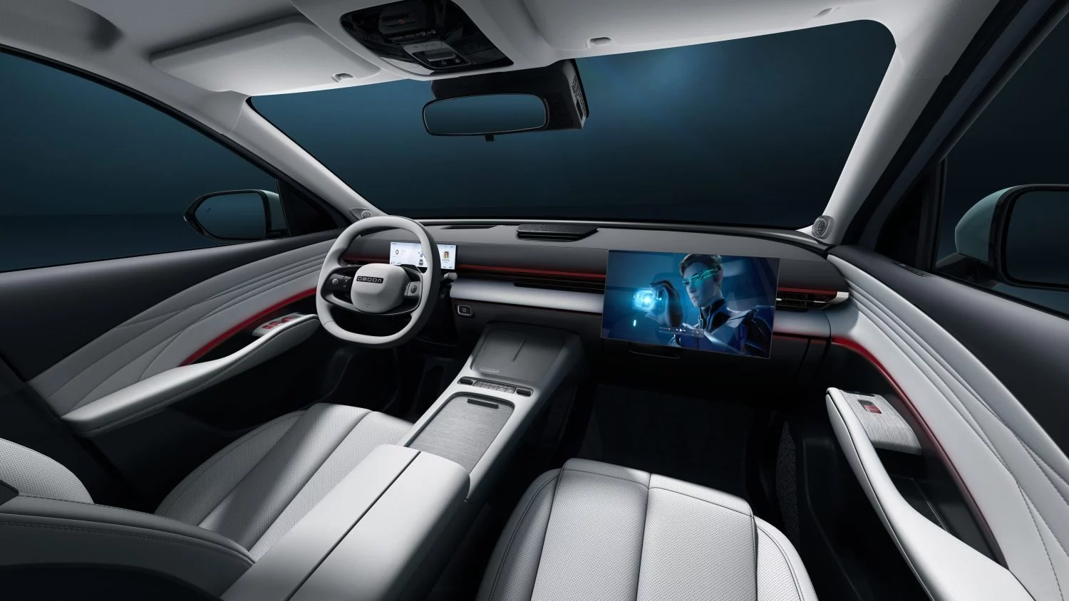 El SUV con pantalla central deslizante