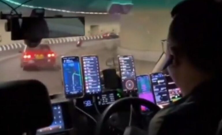 así es la locura que viven los taxistas en China