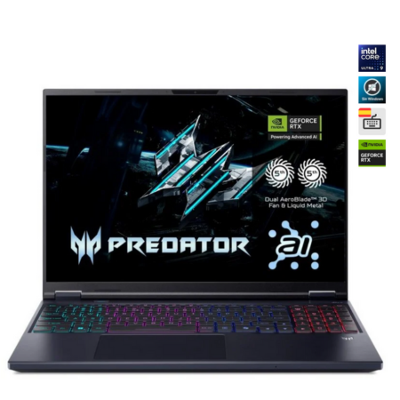 Portátil Acer Predator Helios Neo 16 AI PHN16-73-97E2 Intel Core Ultra 9 275HX 32GB 2TB SSD RTX 5070