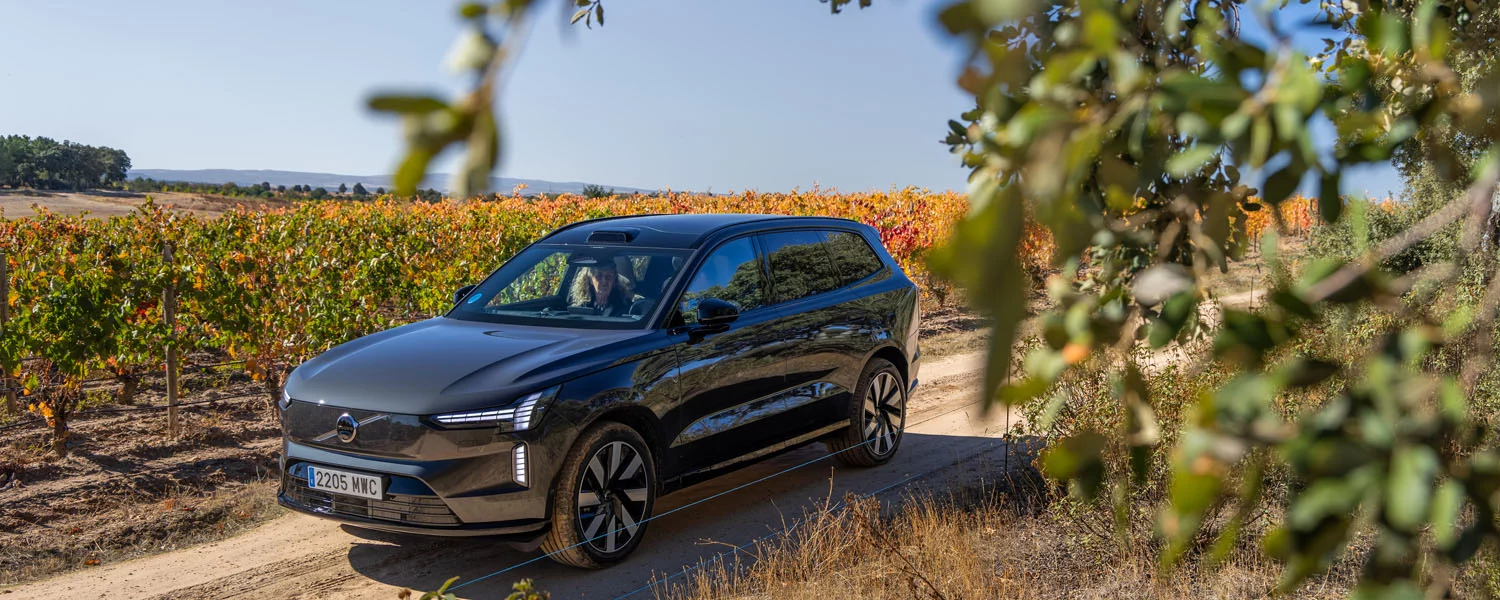 Ruta al Bosque de Matasnos con el Volvo EX90: sostenibilidad sin postureos