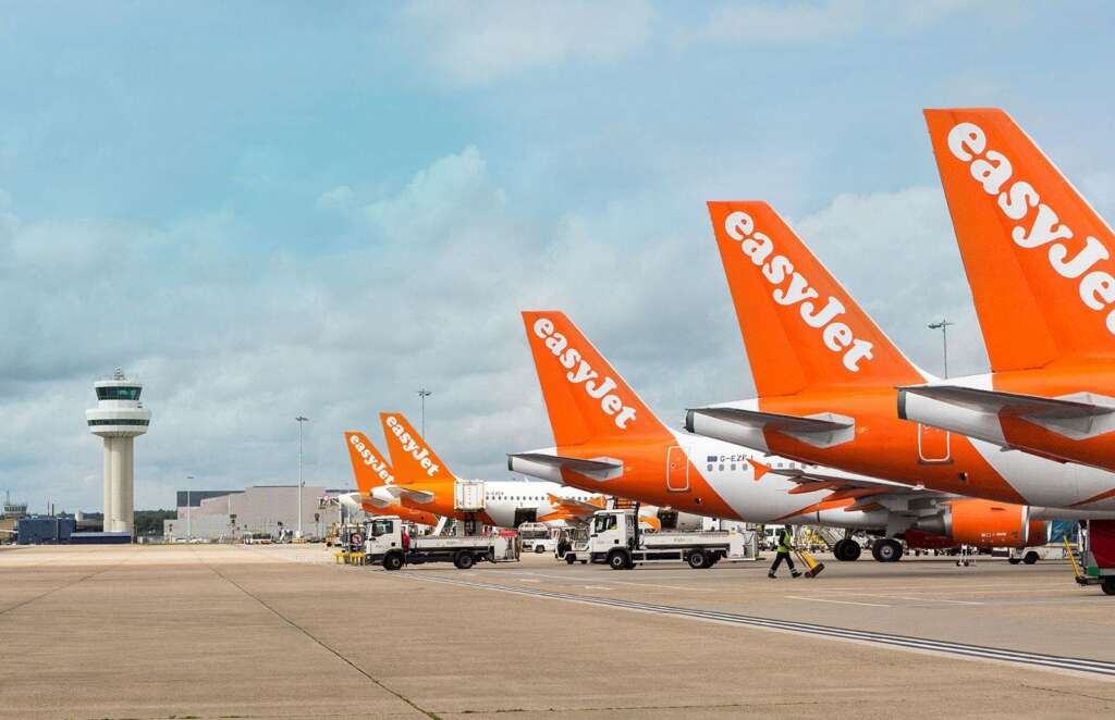 Aviones Easy Jet. Fuente: Easyjet.com