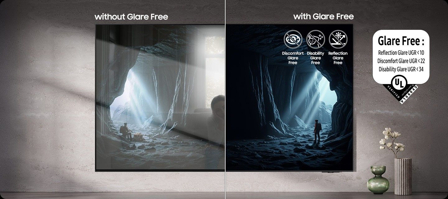 Tecnología no reflectante del televisor inteligente OLED de Samsung