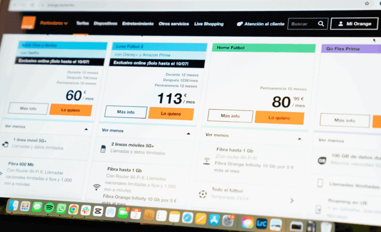 fibra, dos líneas móviles y todo el fútbol por 45 euros
