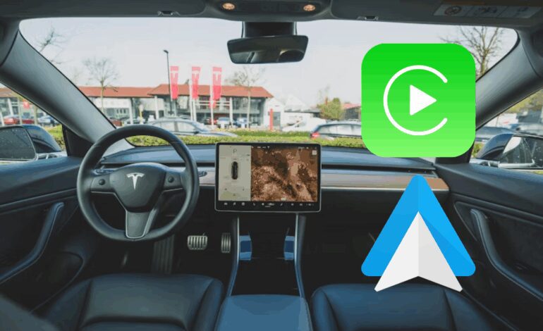 Tesla cede con Carplay, pero solo habrá una manera de tener Android Auto en sus coches