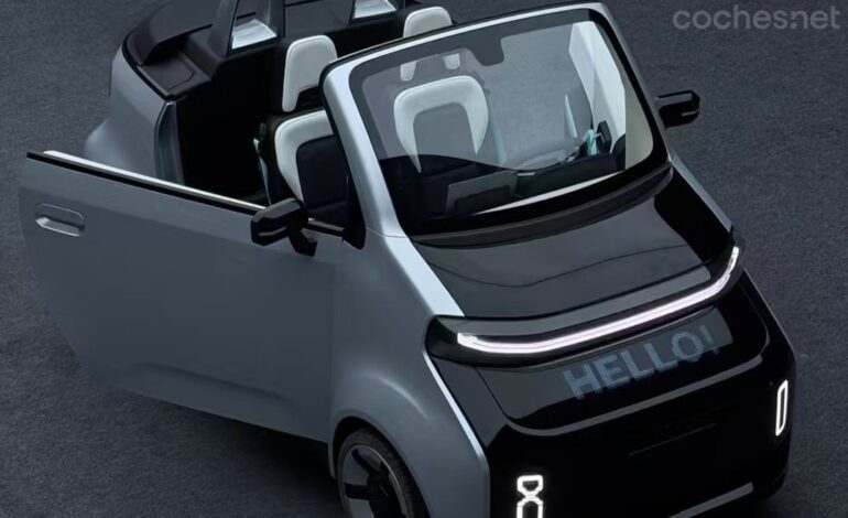 Ezi EM05: un microcoche urbano eléctrico con IA integrada