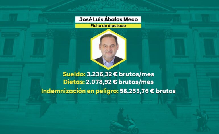 Ábalos dejará de ser diputado tras entrar en prisión y podría recibir una indemnización de 55.000 euros
