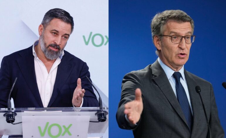 Feijóo llama a Abascal para buscar un sustituto a Mazón y «dar estabilidad» a la Comunidad Valenciana