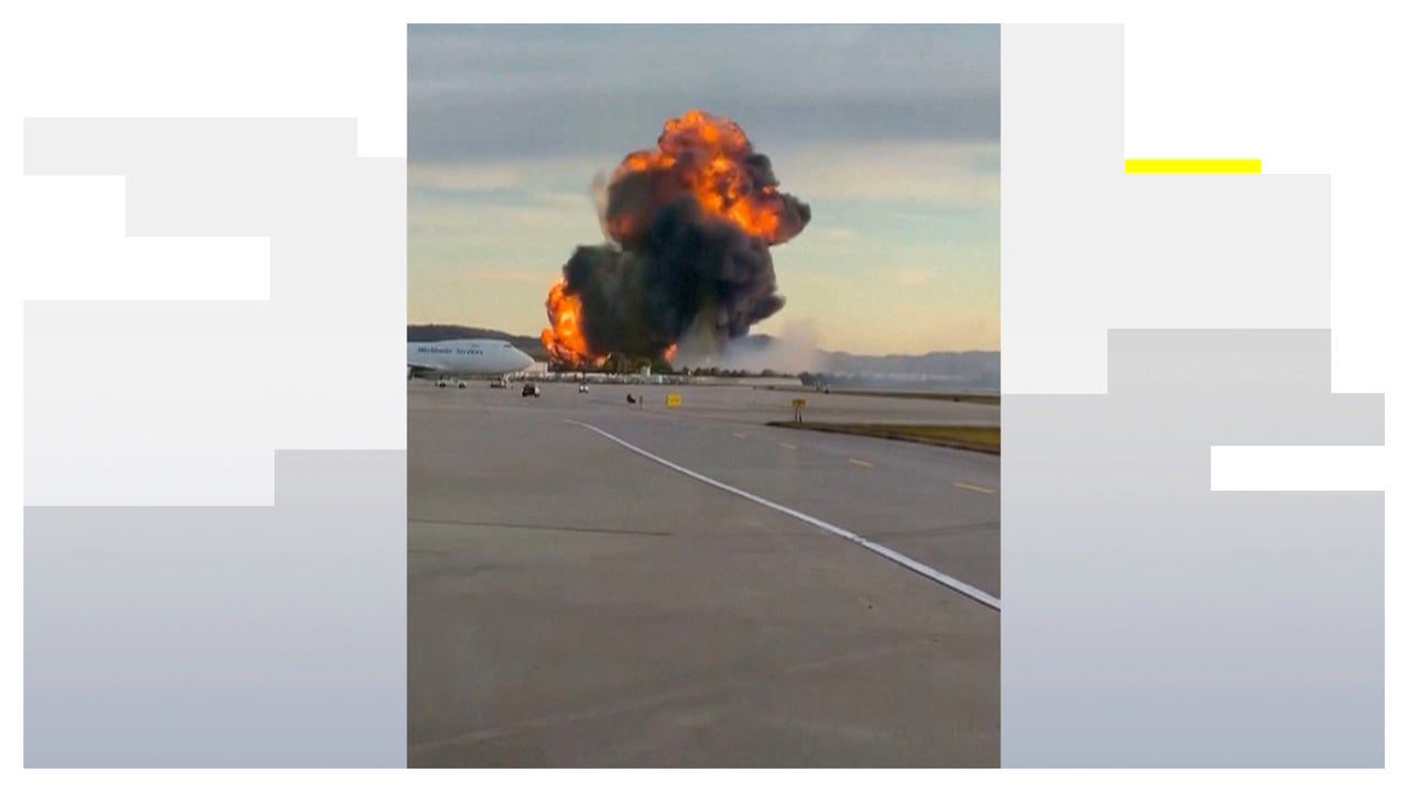 El tremendo impacto de un avión de carga en Kentucky al estrellarse cuando despegaba deja 11 muertos y un gran incendio