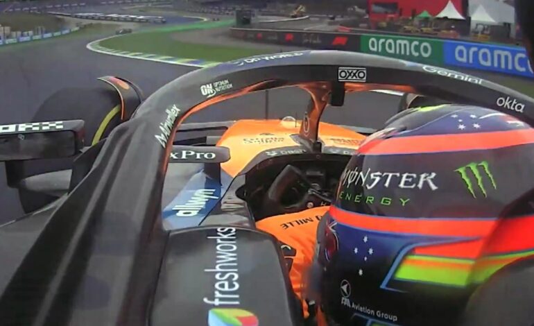 ¡Golpe al Mundial! El dramático accidente de Oscar Piastri en la sprint del GP de Brasil