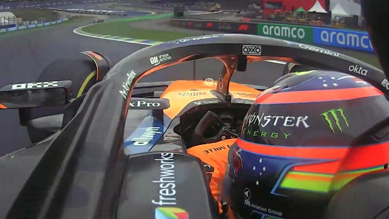 ¡Golpe al Mundial! El dramático accidente de Oscar Piastri en la sprint del GP de Brasil