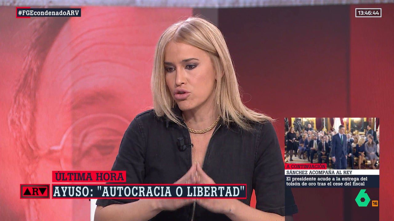 ¿En qué momento se presenta triunfalista cuando está viviendo con un señor al que le piden cárcel?