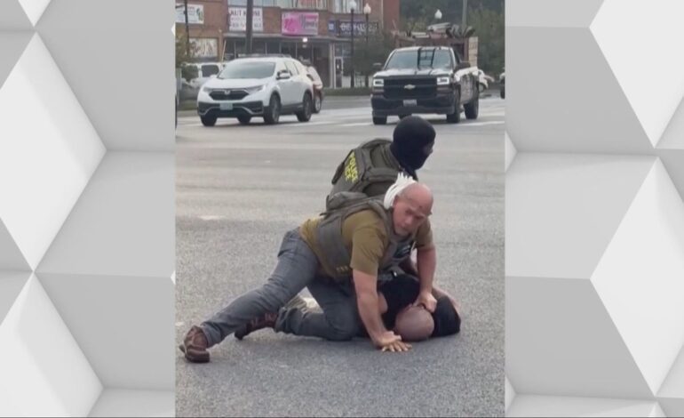 detenciones violentas y con la cara tapada