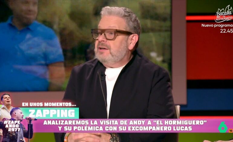 Alberto Chicote, sobre la relación de dos amigos que concursan en ‘Batalla de Restaurantes’: «Peor no puede acabar»