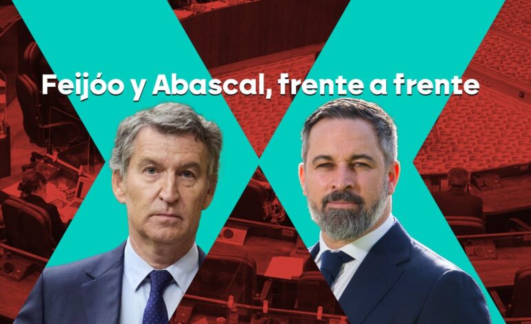 Feijóo y Abascal se ven las caras entre ataques de Vox y con el relevo de Mazón en el aire