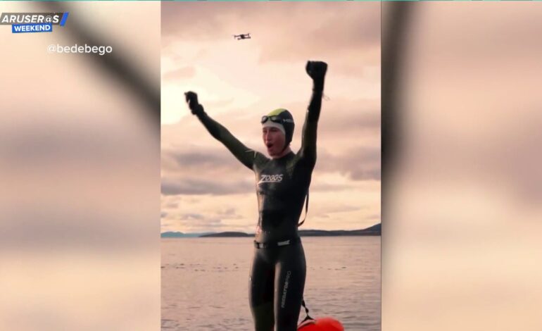 Ha cruzado el canal del Beagle rodeada de depredadores