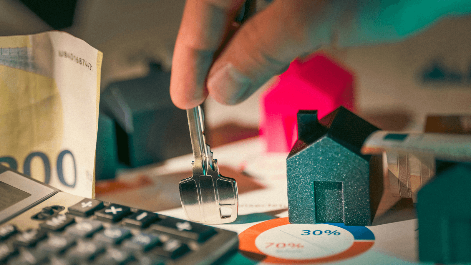 Imagen de la llave de entrada a la casa.