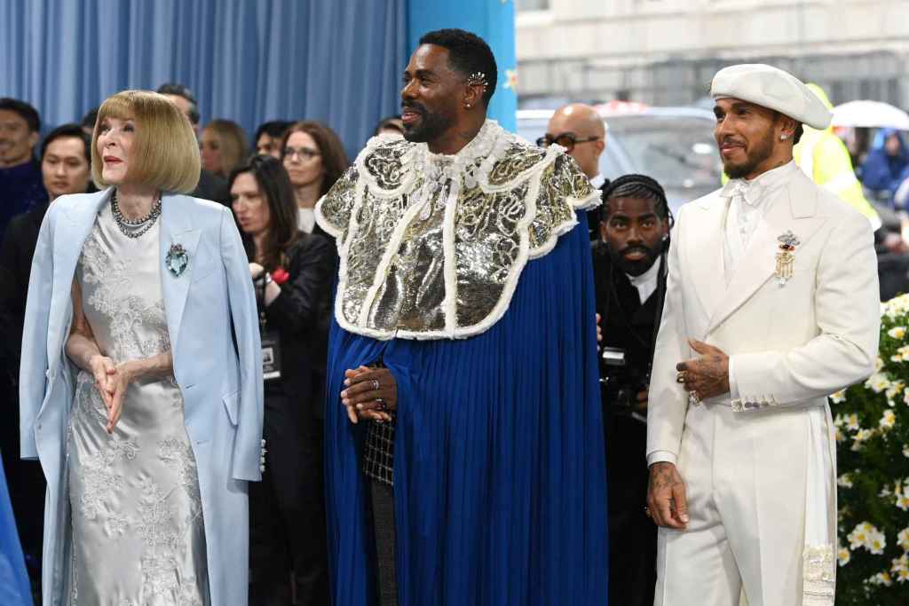 Anna Wintour, Colman Domingo y Lewis Hamilton en la Met Gala 2026