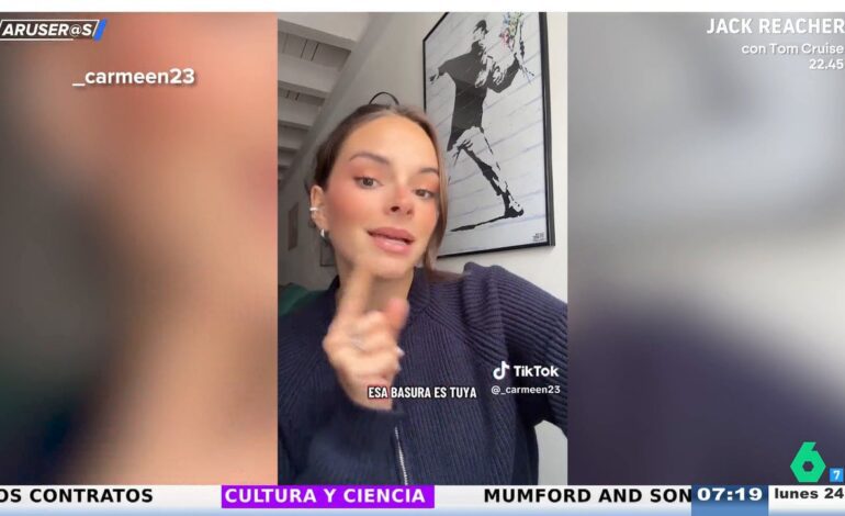 Una tiktoker española que vive en Ámsterdam denuncia que «rebuscaron» en su basura para multarla