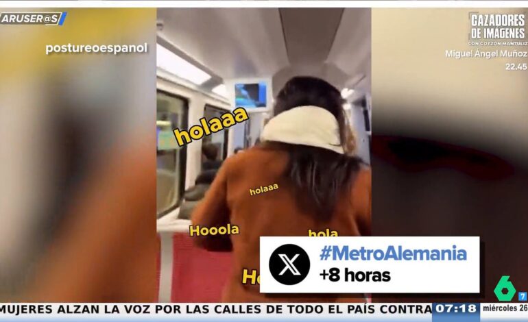La reacción viral de los pasajeros de un metro en Alemania cuando una española entra a saludar